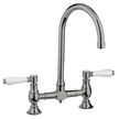 Provincial Exposed Breach Kitchen Tap in Brushed Nickel
