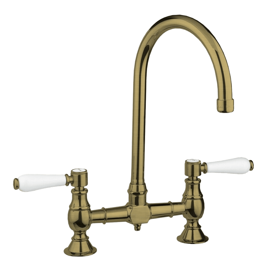Provincial Exposed Breach Kitchen Tap in Bronze