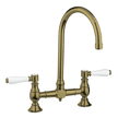 Provincial Exposed Breach Kitchen Tap in Bronze