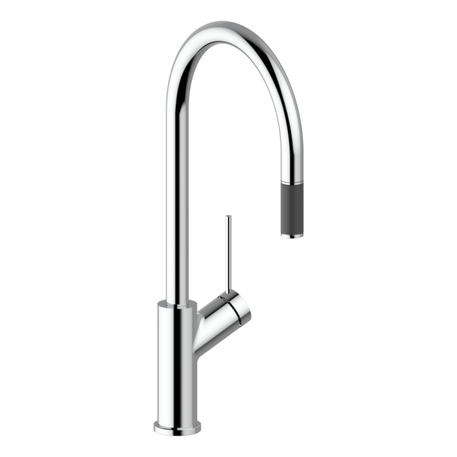 Vila Pull Out Kitchen mixer in Chrome