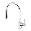 Provincial Single Lever Kitchen Mixer with Pull Out in Chrome
