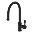 Provincial Single Lever Kitchen Mixer with Pull Out in Black