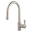 Provincial Single Lever Kitchen Mixer with Pull Out in Brushed Nickel