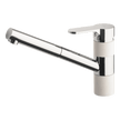 ISA Pull Out Kitchen Mixer in Chrome/Alpina