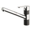 ISA Pull Out Kitchen Mixer in Chrome/Onyx