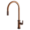 UrbanD Urban D Pull Out Kitchen Mixer in Natural Brass
