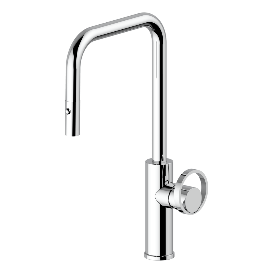 Piazza Dual Spray Kitchen Mixer in Chrome