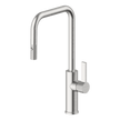 Luz Industrial Pull Out Kitchen Mixer Dual Spray in Brushed Nickel