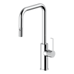 Luz Industrial Pull Out Kitchen Mixer Dual Spray in Chrome