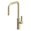 Luz Industrial Pull Out Kitchen Mixer Dual Spray in Light Gold