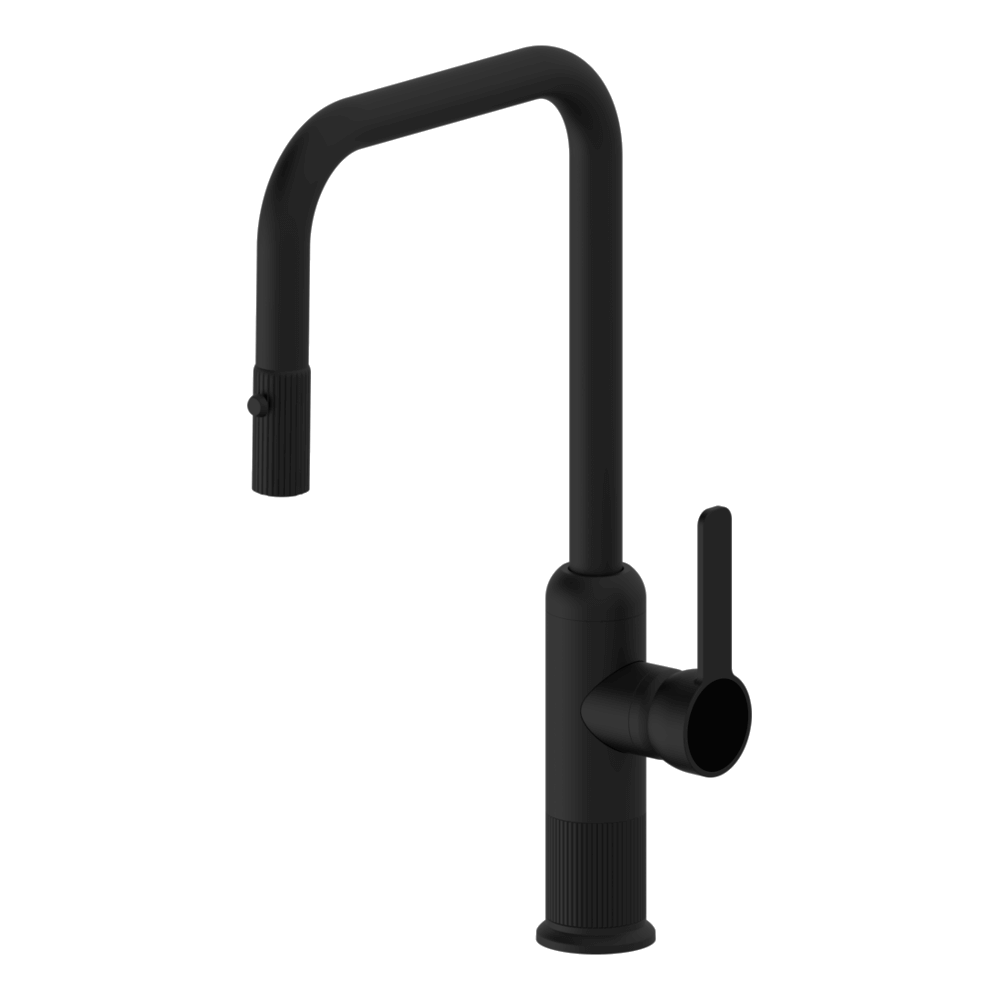Lumiere Pull Out Kitchen Mixer Dual Spray in Black