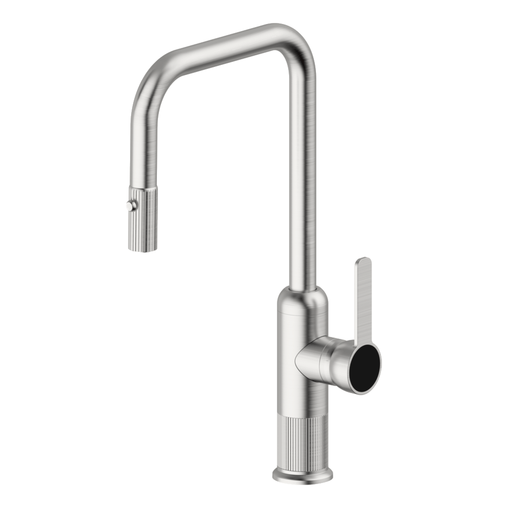 Lumiere Pull Out Kitchen Mixer Dual Spray in Brushed Nickel