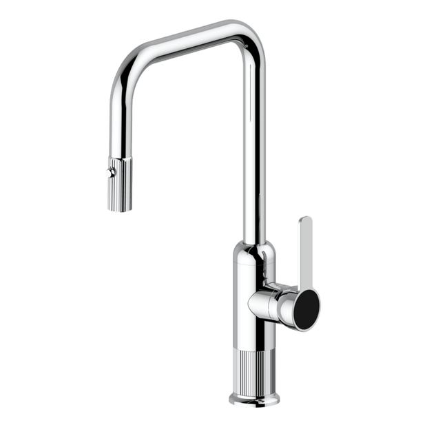 Lumiere Pull Out Kitchen Mixer Dual Spray in Tobacco
