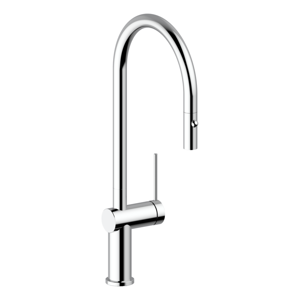 Gusto Pull Out Kitchen Mixer in Chrome