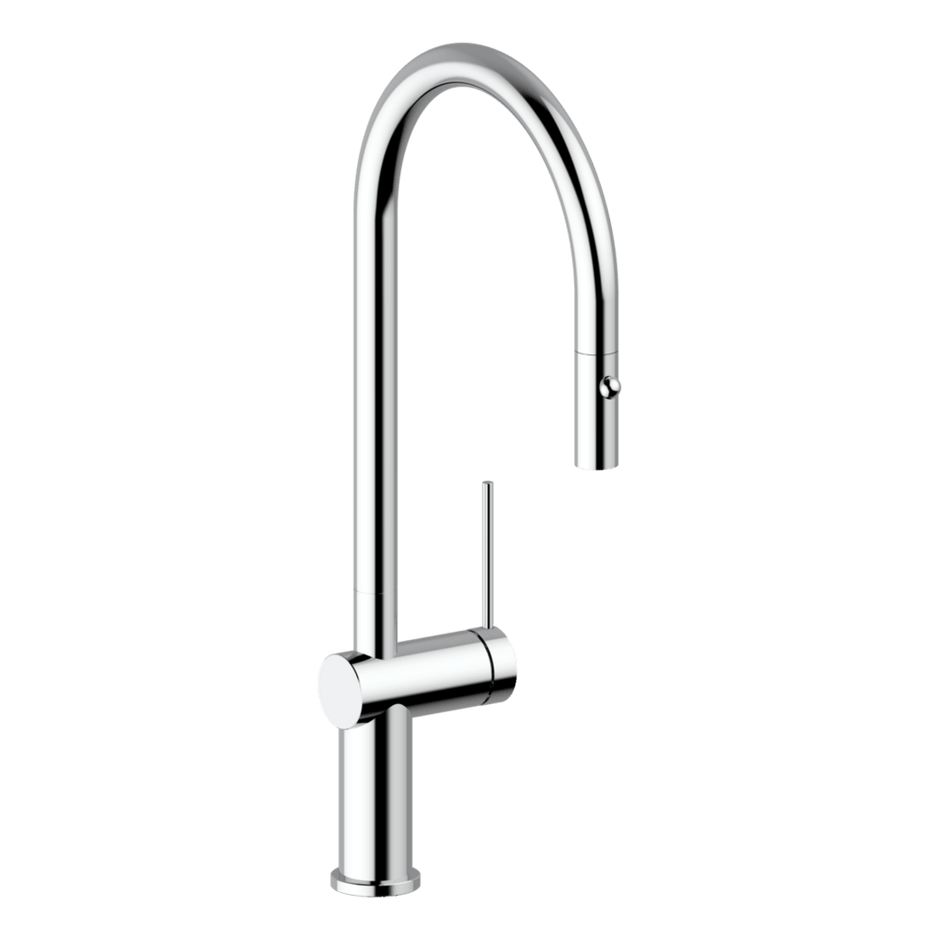 Gusto Pull Out Kitchen Mixer in Chrome
