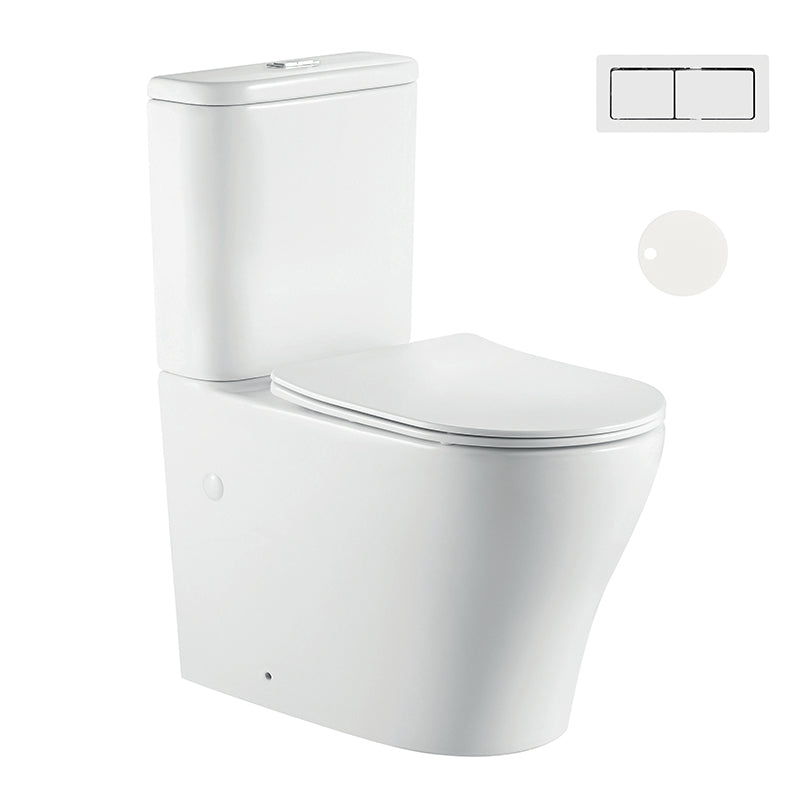 Zenmo Vivo-II Toilet Suite in Matte White