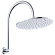 Empire Slim Curved Shower Arm Set in Chrome