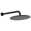 Empire Slim Shower Arm Set in Matte Black