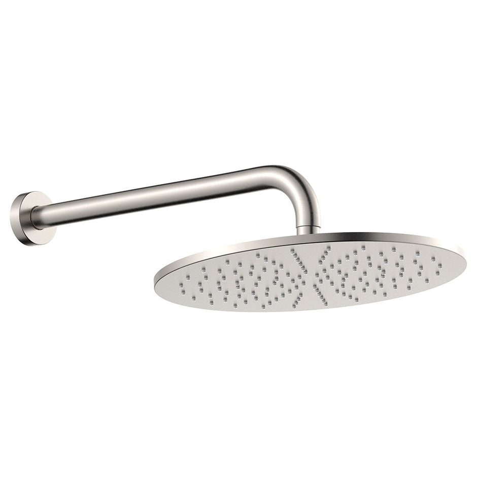 Empire Slim Shower Arm Set in Brushed Nickel