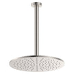 Empire Slim Ceiling Shower 300mm Head, 350mm Drop in Brushed Nickel
