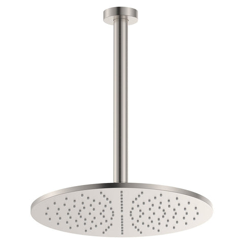Fienza Empire Slim Ceiling Shower 300mm Head, 350mm Drop shower arm