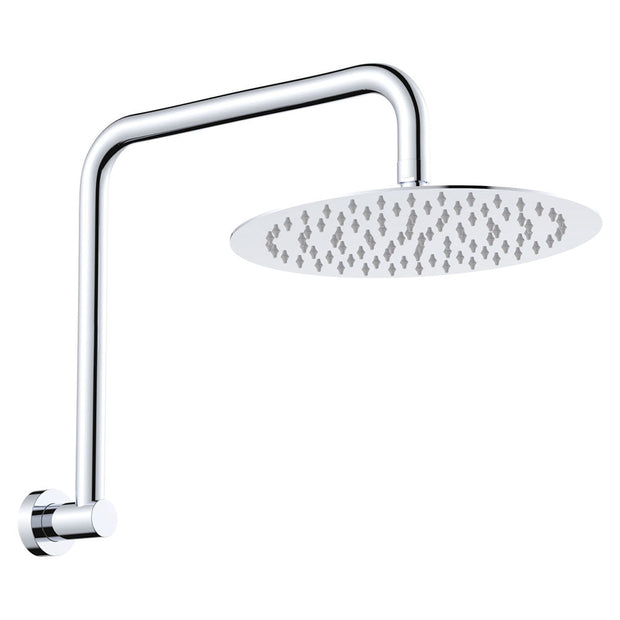 Kaya Gooseneck Shower Arm Set in Chrome