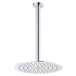Kaya Ceiling Shower 250mm Head, 350mm Drop in Chrome