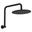 Kaya Gooseneck Shower Arm Set in Matte Black