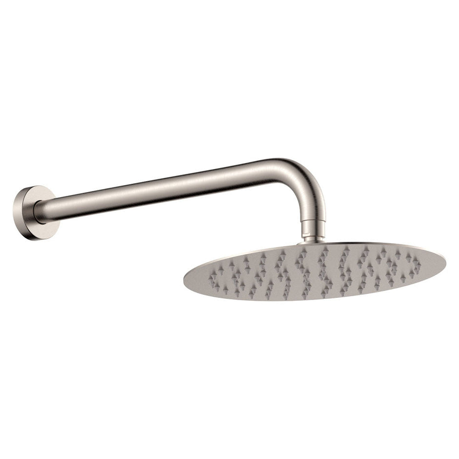 Kaya Shower Arm Set in Brushed Nickel