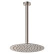 Kaya Ceiling Shower 250mm Head, 350mm Drop in Brushed Nickel