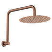 Kaya Gooseneck Shower Arm Set in Brushed Copper