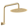 Kaya Gooseneck Shower Arm Set in Urban Brass