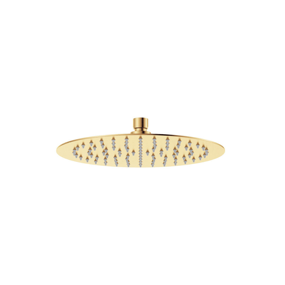 Kaya Shower Head, 250mm in Urban Brass