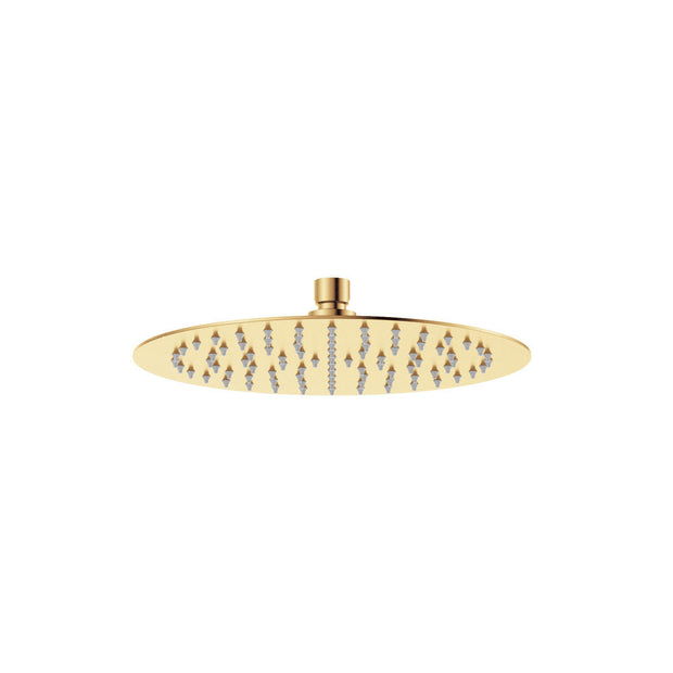 Kaya Shower Head, 250mm in Urban Brass