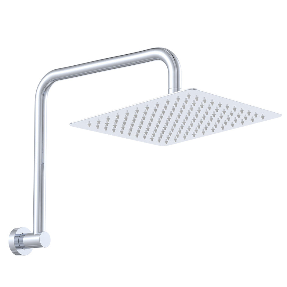 Koko Gooseneck Shower Arm Set in Chrome