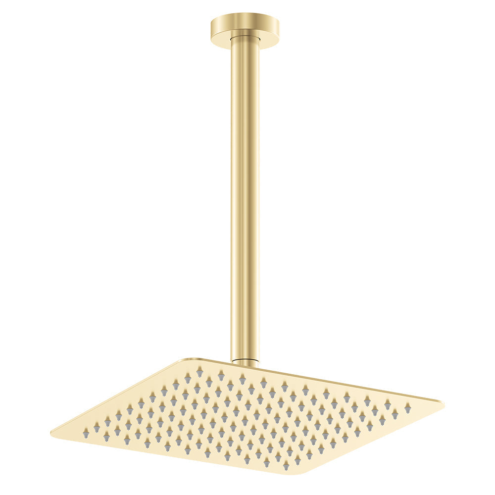 Koko Shower Dropper Set in Urban Brass