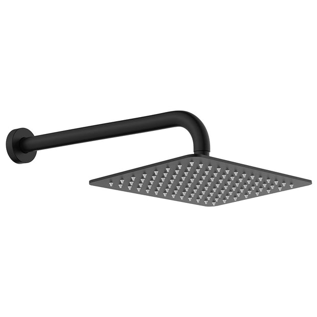 Tono Shower Arm Set in Matte Black