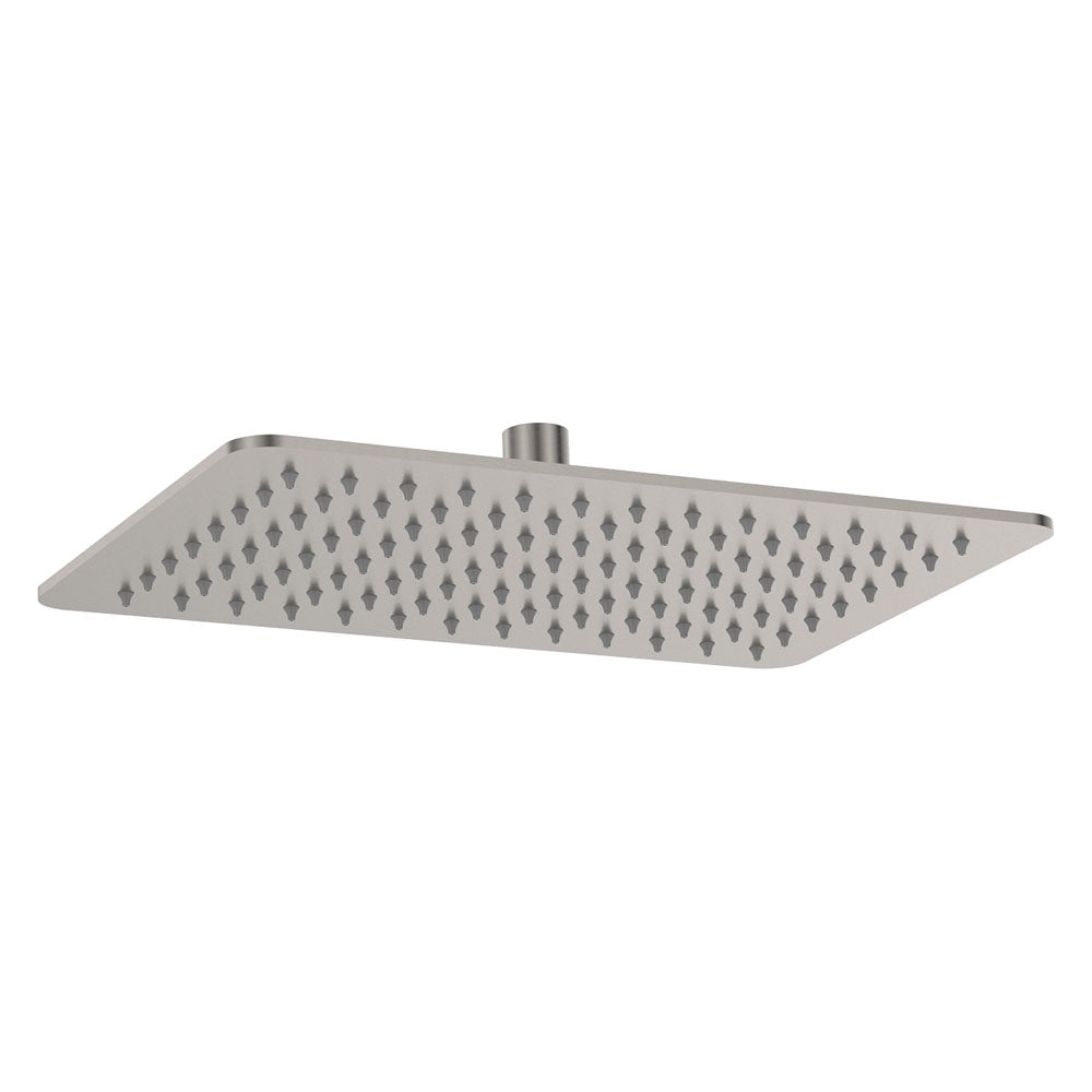 Koko Rectangular Shower Head in Brushed Nickel