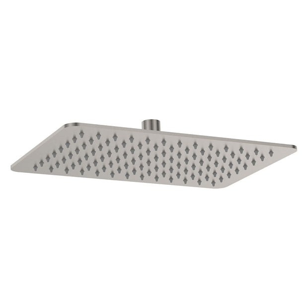 Koko Rectangular Shower Head in Brushed Nickel