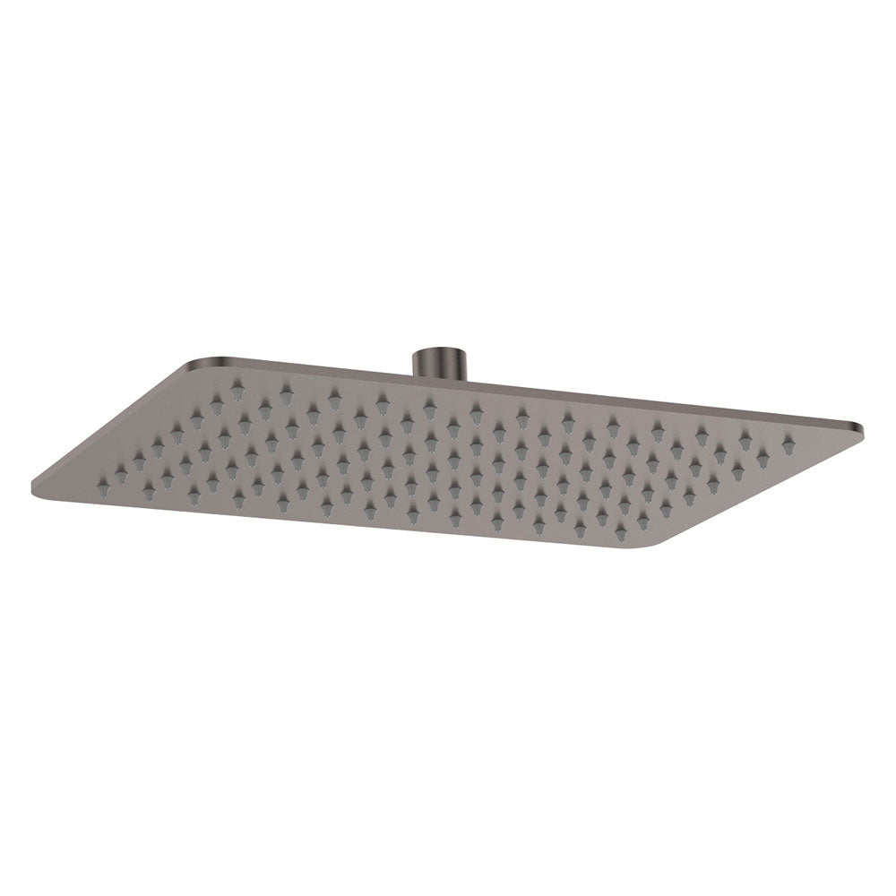 Koko Rectangular Shower Head in Gun Metal
