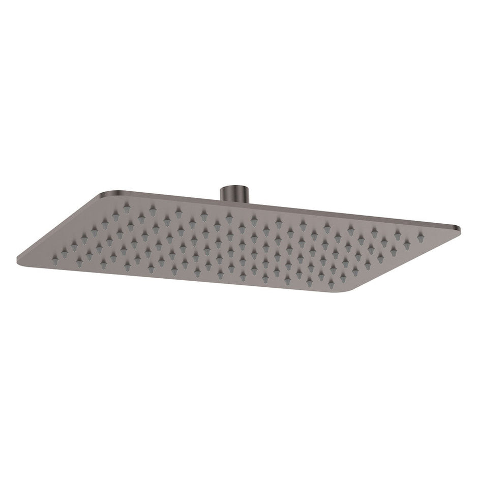 Koko Rectangular Shower Head in Gun Metal
