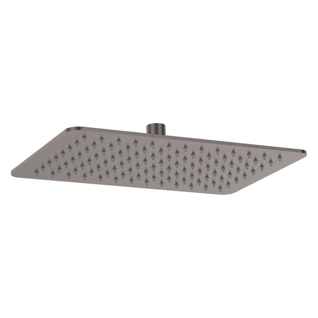 Koko Rectangular Shower Head in Gun Metal