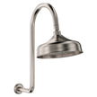Lillian Wall Arm Shower Set in Brushed Nickel