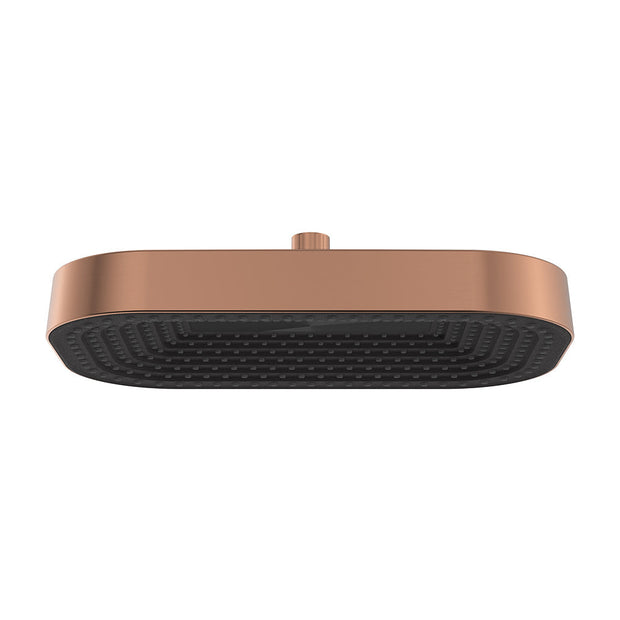 Kuro Shower Head, Soft Square in Brushed Copper