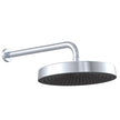 Kuro Shower Arm Set, Round Head in Chrome