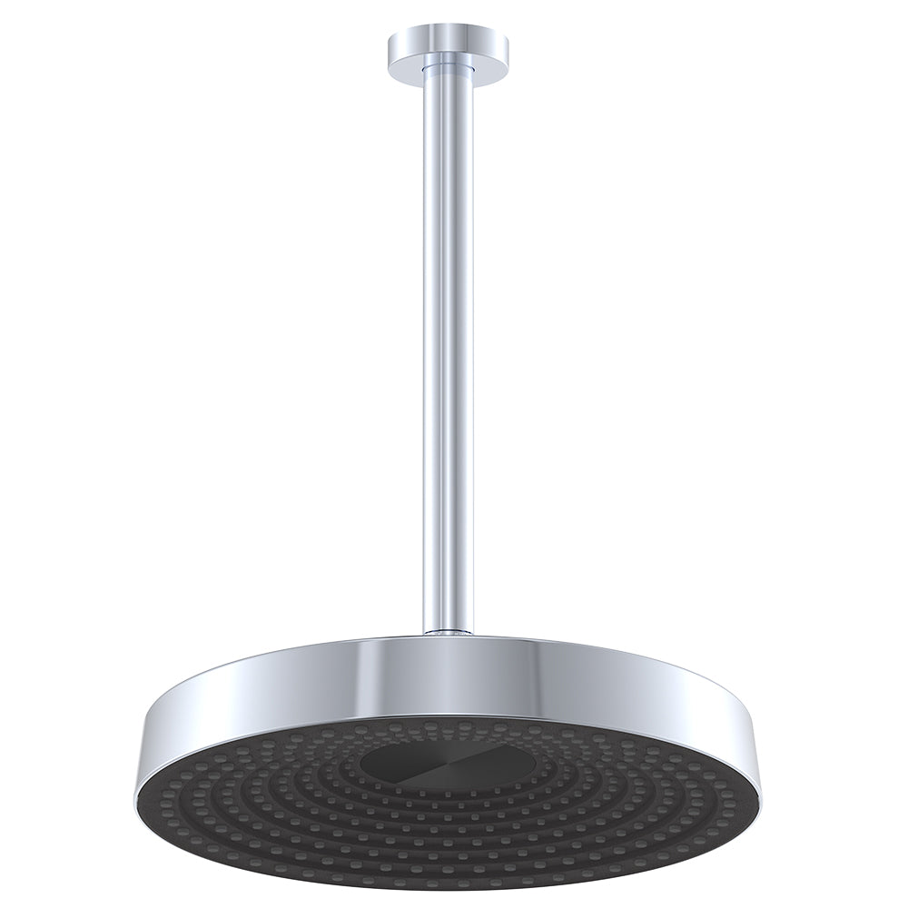 Kuro Shower Dropper Set, Round Head in Chrome