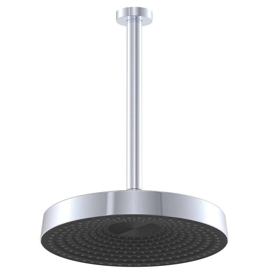Kuro Shower Dropper Set, Round Head in Chrome