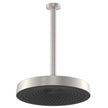 Kuro Shower Dropper Set, Round Head in Brushed Nickel