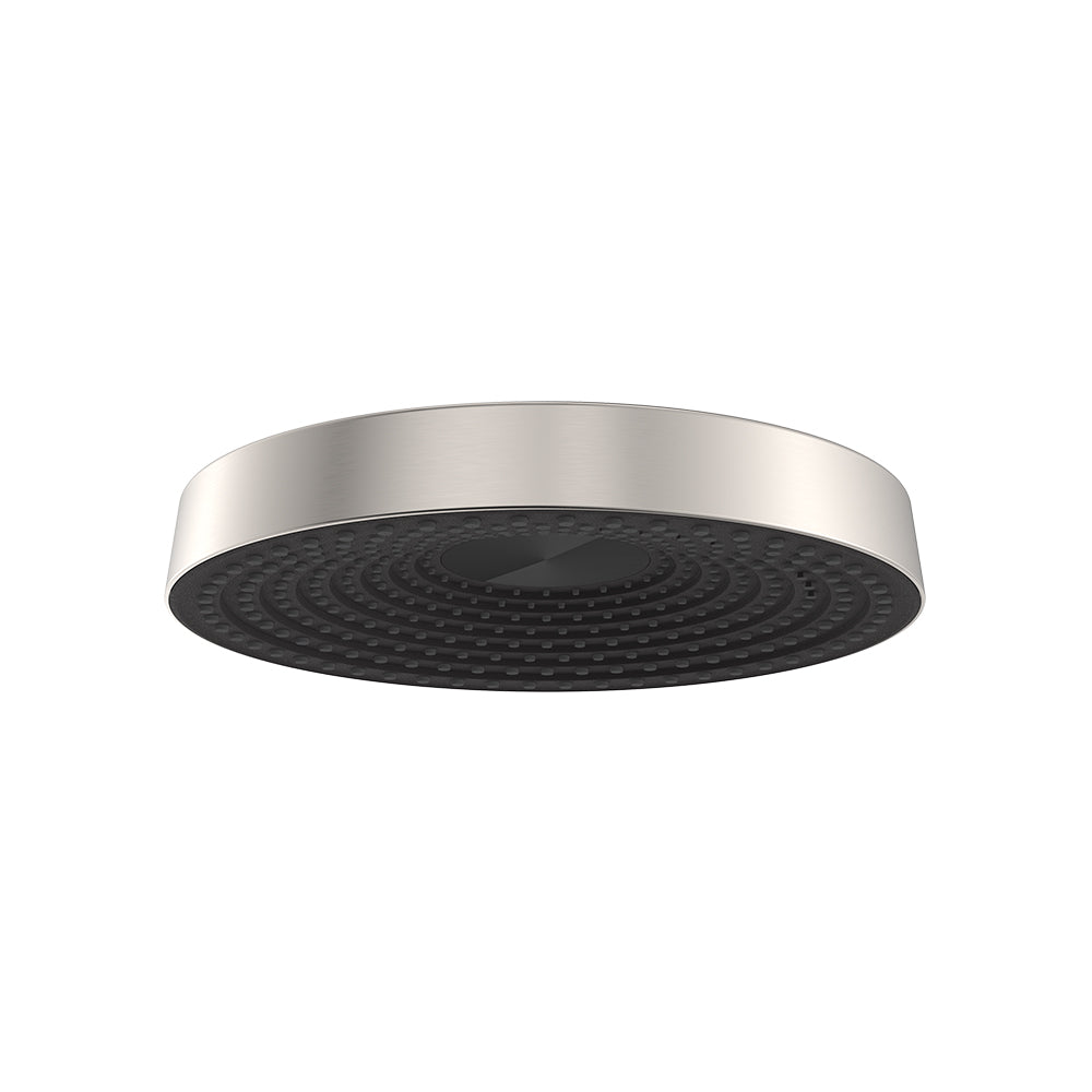 Kuro Shower Head, Round in Brushed Nickel