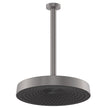 Kuro Shower Dropper Set, Round Head in Gun Metal